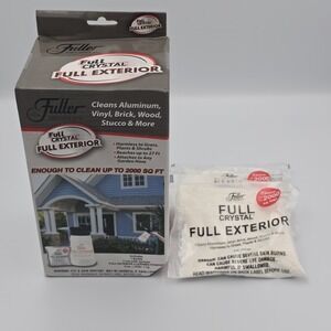 Fuller Brush Co Full Crystal Full Exterior 32 oz Dispenser + 3 Powder Packs @4oz